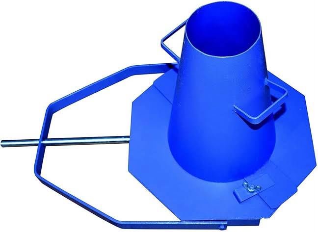 Slump Cone Test Apparatus for Concrete Workability